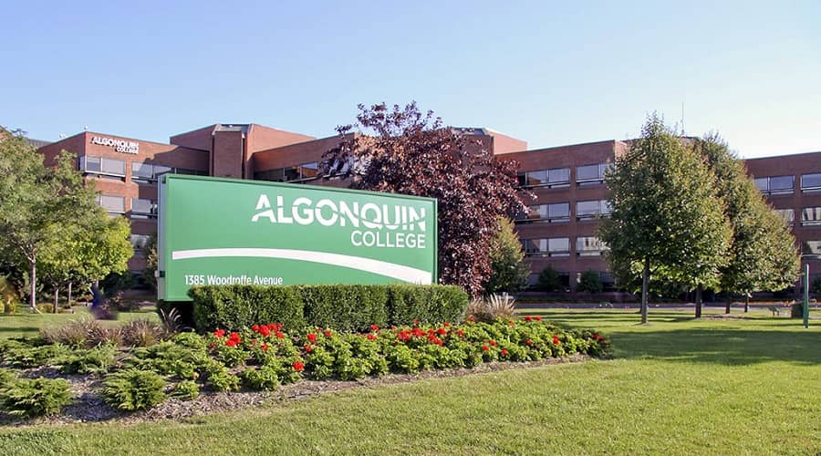 Algonquin College front view 900