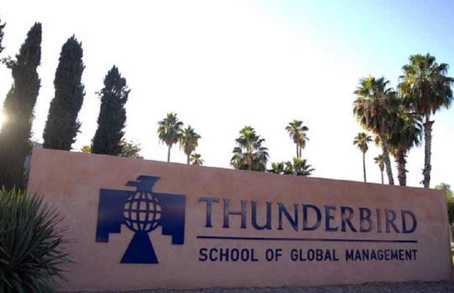 Arizona State University thunderbird sign 900 compressor