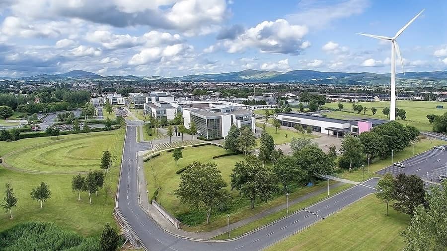Dundalk Institute of Technology aerial view