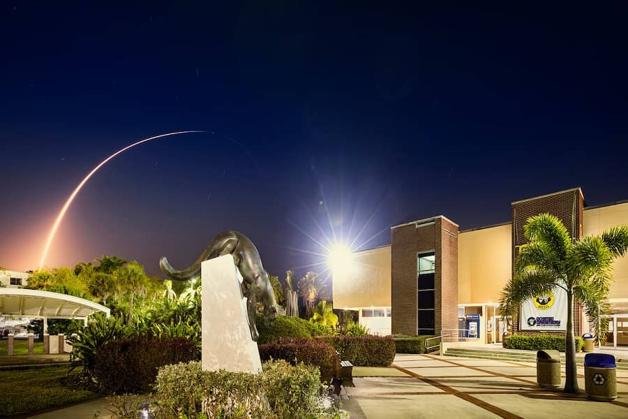 Florida Institute of Technology Florida Tech campus night view