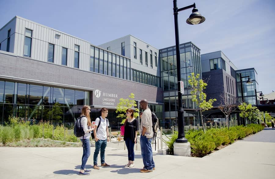 Humber College Lakeshore campus students