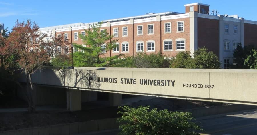 Illinois State University campus sign