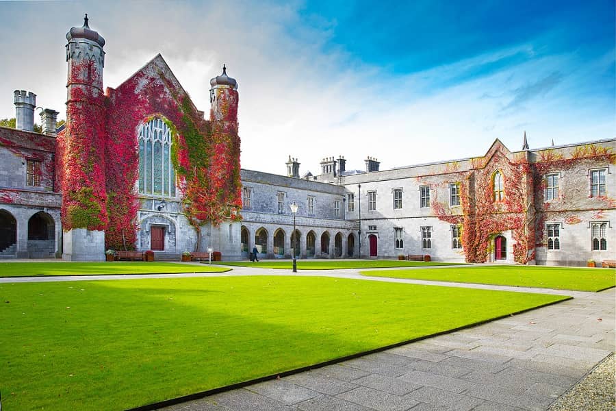National University of Ireland Galway view sunny
