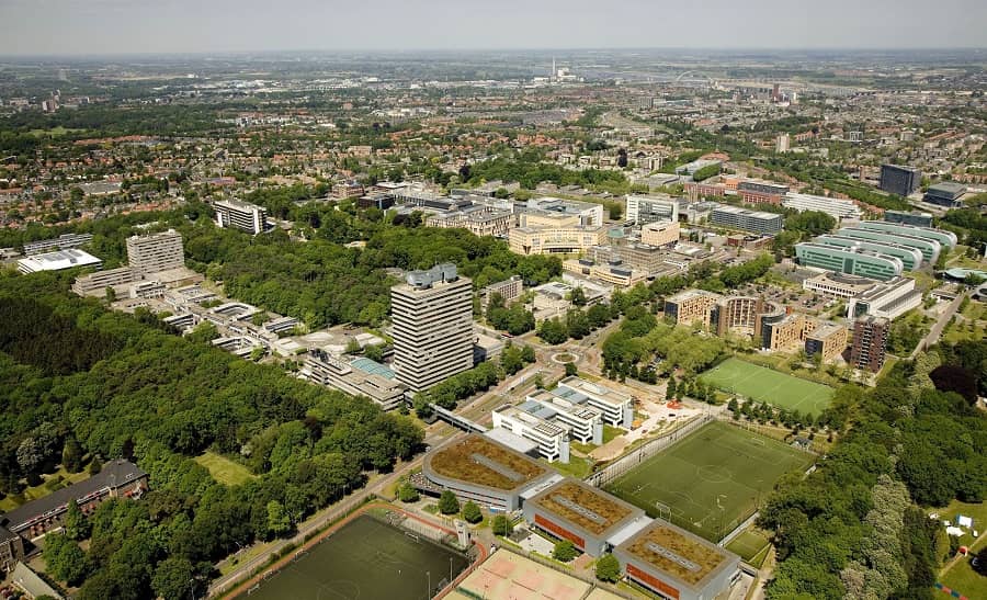 Radboud University arial view