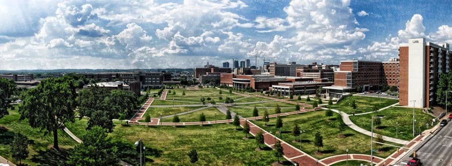 University of Alabama at Birmingham campus view