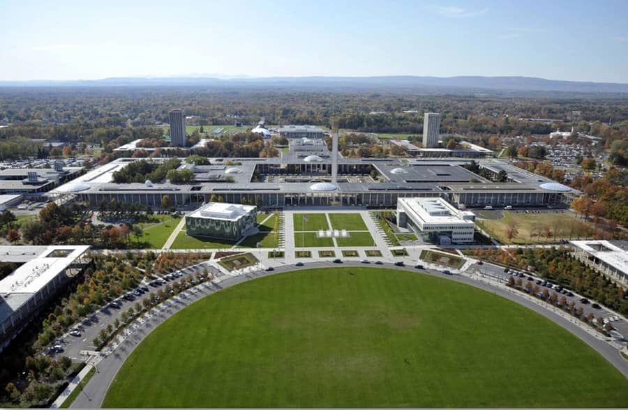 University of Albany SUNY aerial view