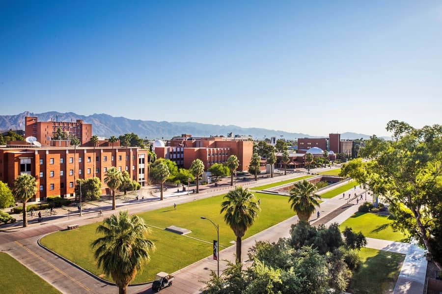 University of Arizona campus view