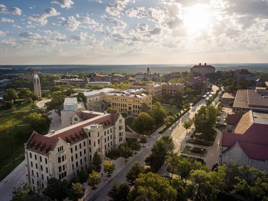 University of Kansas campus view