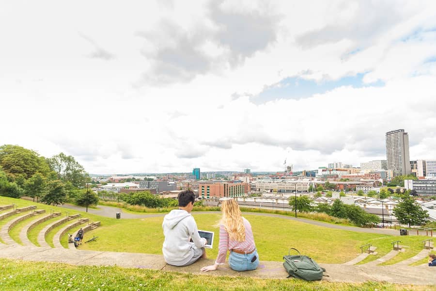 University of Sheffield view