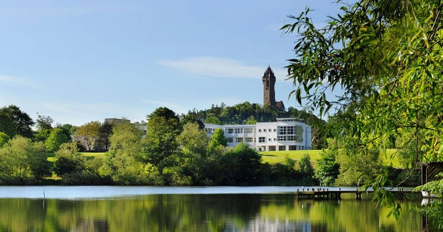 University of Stirling lake view
